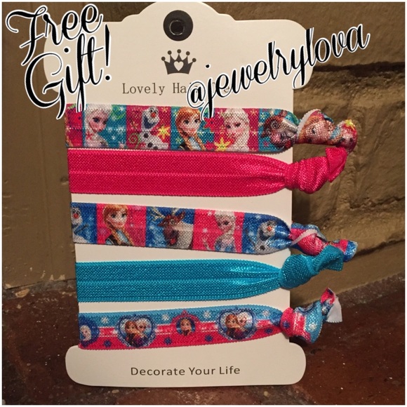 Disney Frozen Hair Ties Set