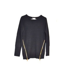 Lauri zipper detail pullover sweater