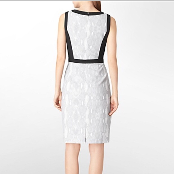 CALVIN KLEIN COLORBLOCK SLEEVELESS DRESS🔘 - Picture 2 of 3