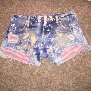 Free people denim shorts