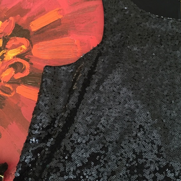 Navy blue sequin dress - Picture 2 of 3