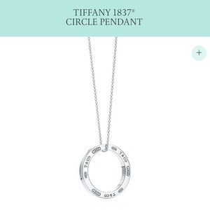 Tiffany 1837 circle pendant