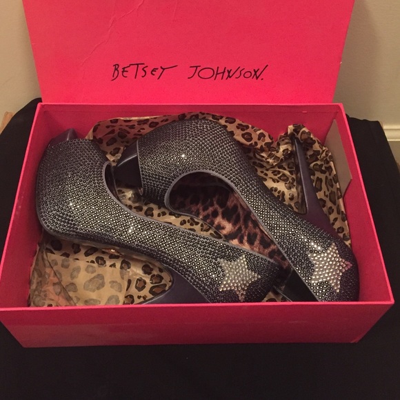 SALE Betsey Johnson Rhinestone Pumps