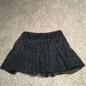 black sparkly skirt