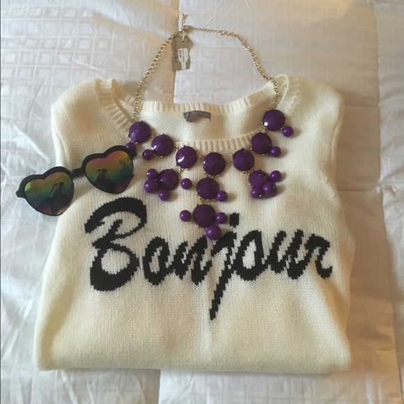 Bonjour sweater
