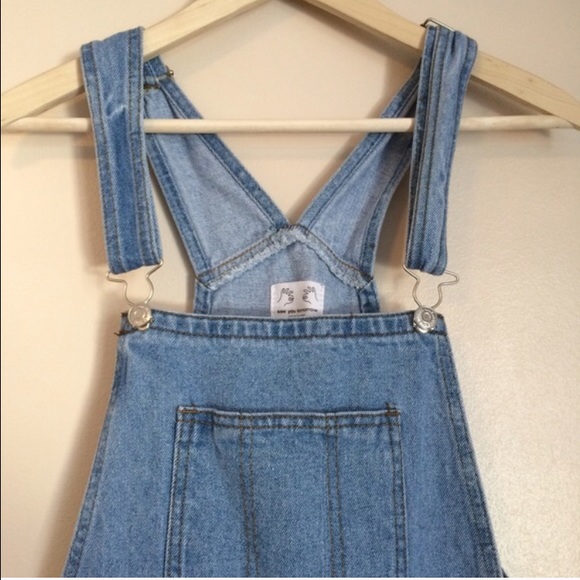 Denim overall dress - Picture 2 of 3