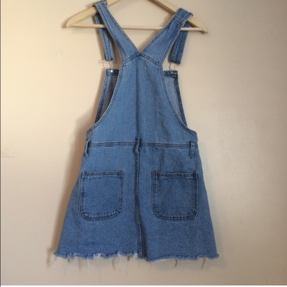 Denim overall dress - Picture 3 of 3