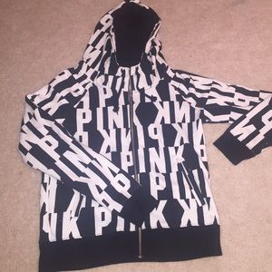 Black and White "Pink" hoodie