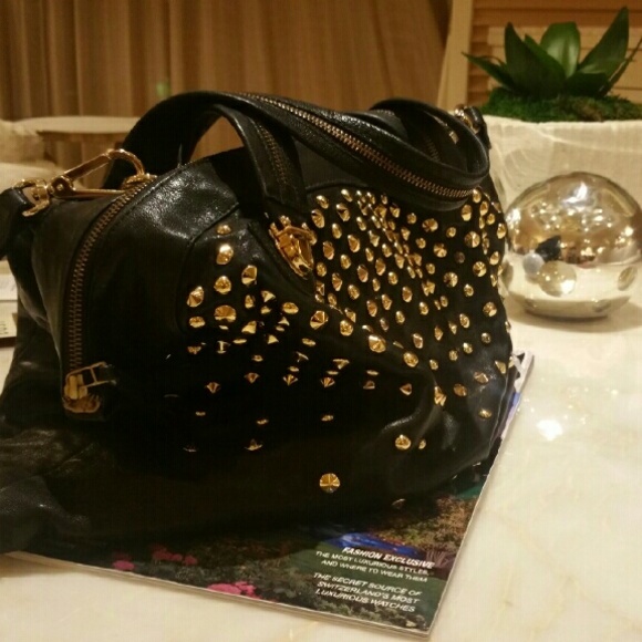 Authentic Be & D designer leather shoulder bag - Picture 3 of 4