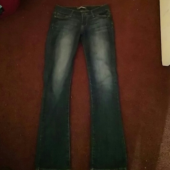 Blue washed color jeans wore a couple of times ??