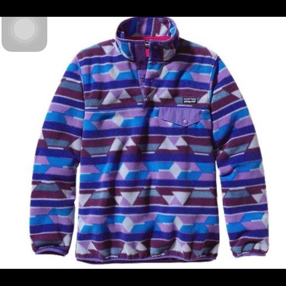 Purple and Blue Tribal Pullover Patagonia - Picture 3 of 3