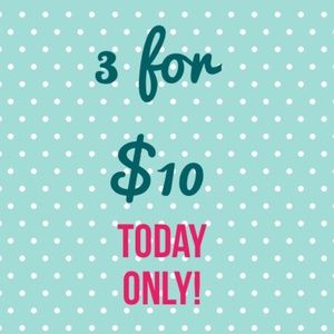 Pick any 3 items (under $10)