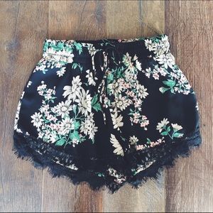 Floral Flowy Shorts