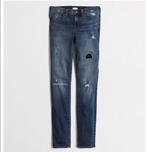 jcrew distressed skinny jean