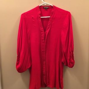 Express draped blouse