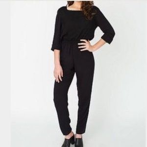American Apparel Rayon Challis Jumpsuit NEW