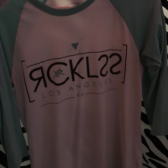 Young&reckless baseball tee