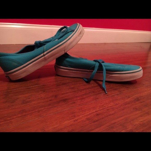 Blue classic vans.