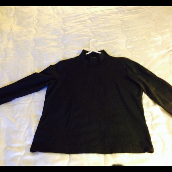 Charcole grey mock turtle neck