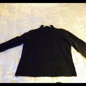 Charcole grey mock turtle neck