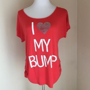 🔴FINAL PRICE🔴 "I LOVE MY BUMP" tee