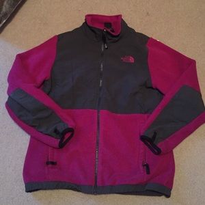 Purple North Face sweatshirt