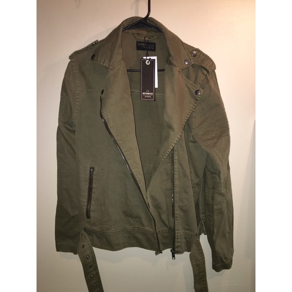 Military Biker Jacket - Picture 2 of 4