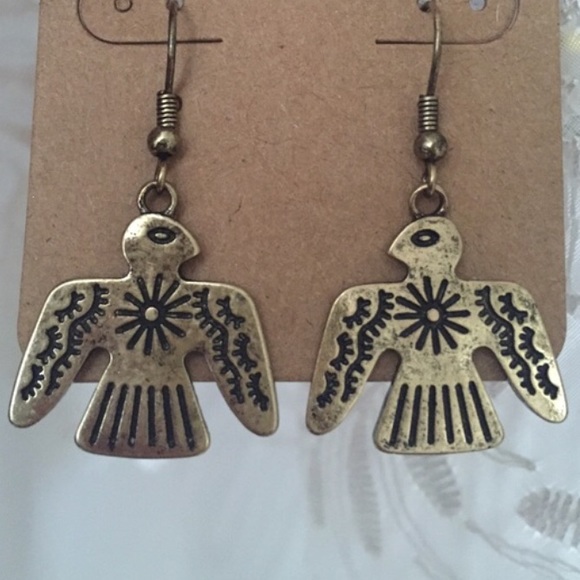 Jewelry - Native Style Thunderbird Earrings