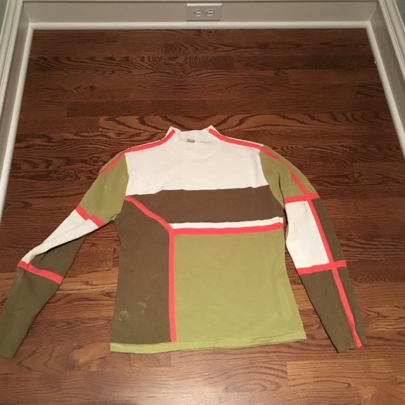 Wool blend ski sweater