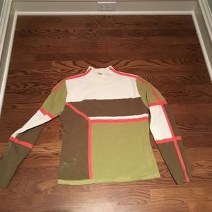 Wool blend ski sweater