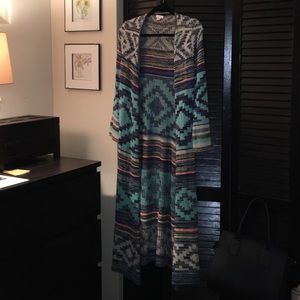 Xhilaration bohemian cardigan