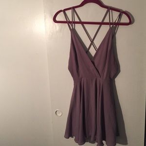 Strappy Periwinkle Dress