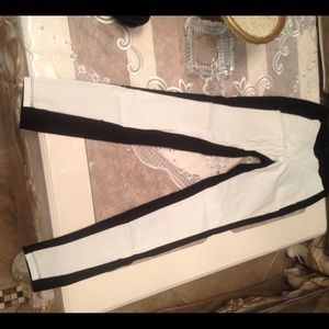 Black and white leggings