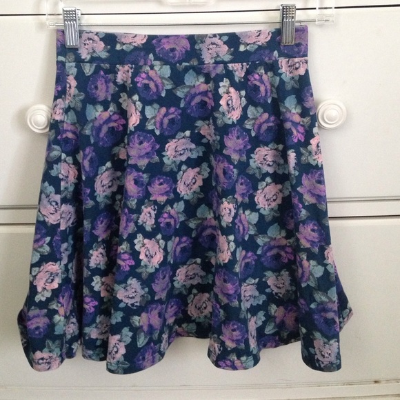 Floral skater skirt
