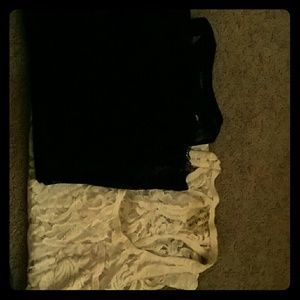 White and Black tank tops