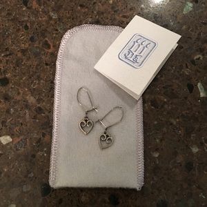 James Avery *retired* heart earrings