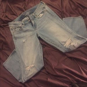 American Eagle Artist Crop Stretch Jeans