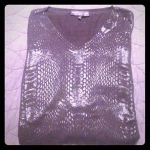 FLASH SALE! Cotton Cashmere animal print sweater