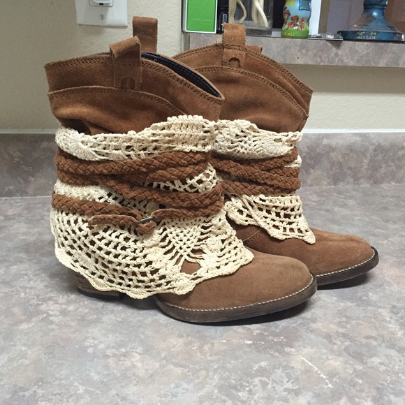 Vintage Cowboy Style Short boots