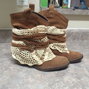 Vintage Cowboy Style Short boots