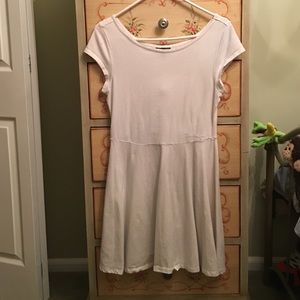 White topshop skater dress
