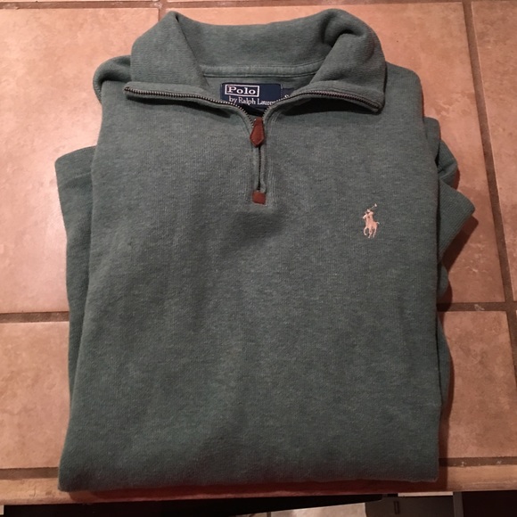 Men's polo Ralph Lauren long sleeve pullover.