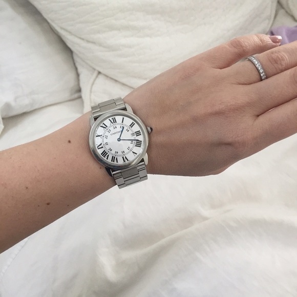 Authentic w/ all papers - Cartier Ronde Solo - Picture 4 of 4