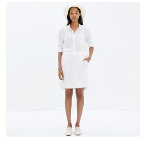 White Madewell Shirt Dress