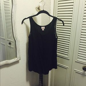 Black w/Lace Tank