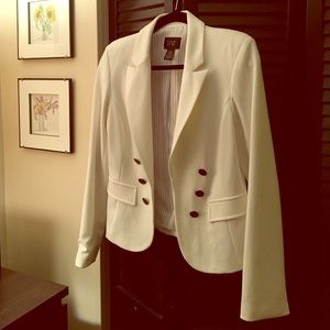 White blazer