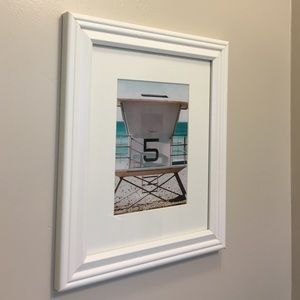 (4) 8x10 White Frames