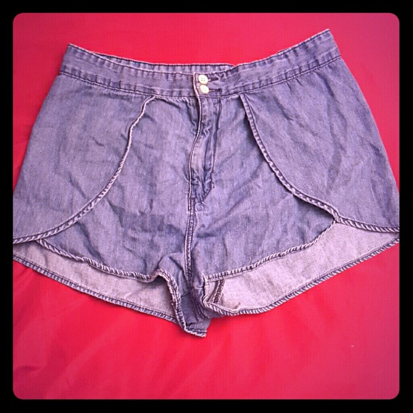 High Waisted Jean Shorts