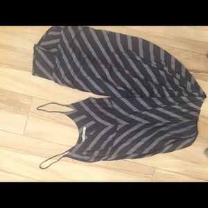 Maxi dress ( grey and blue )