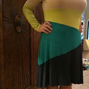 Color block dress